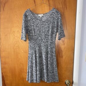 Monteau Los Angeles Gray Patterned Women's Dress
